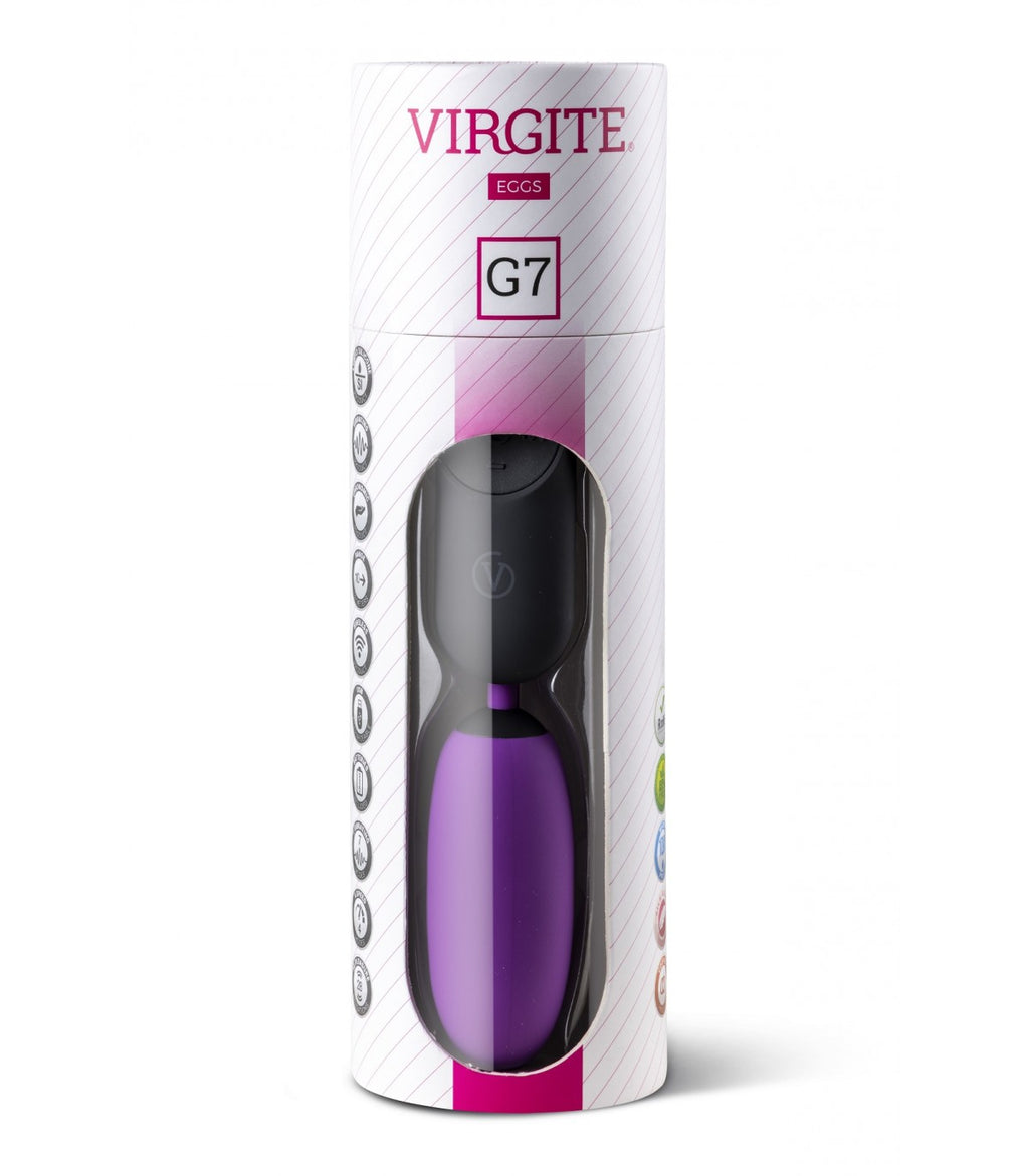 G7 UOVO VIBRANTE VIOLA RICARICABILE