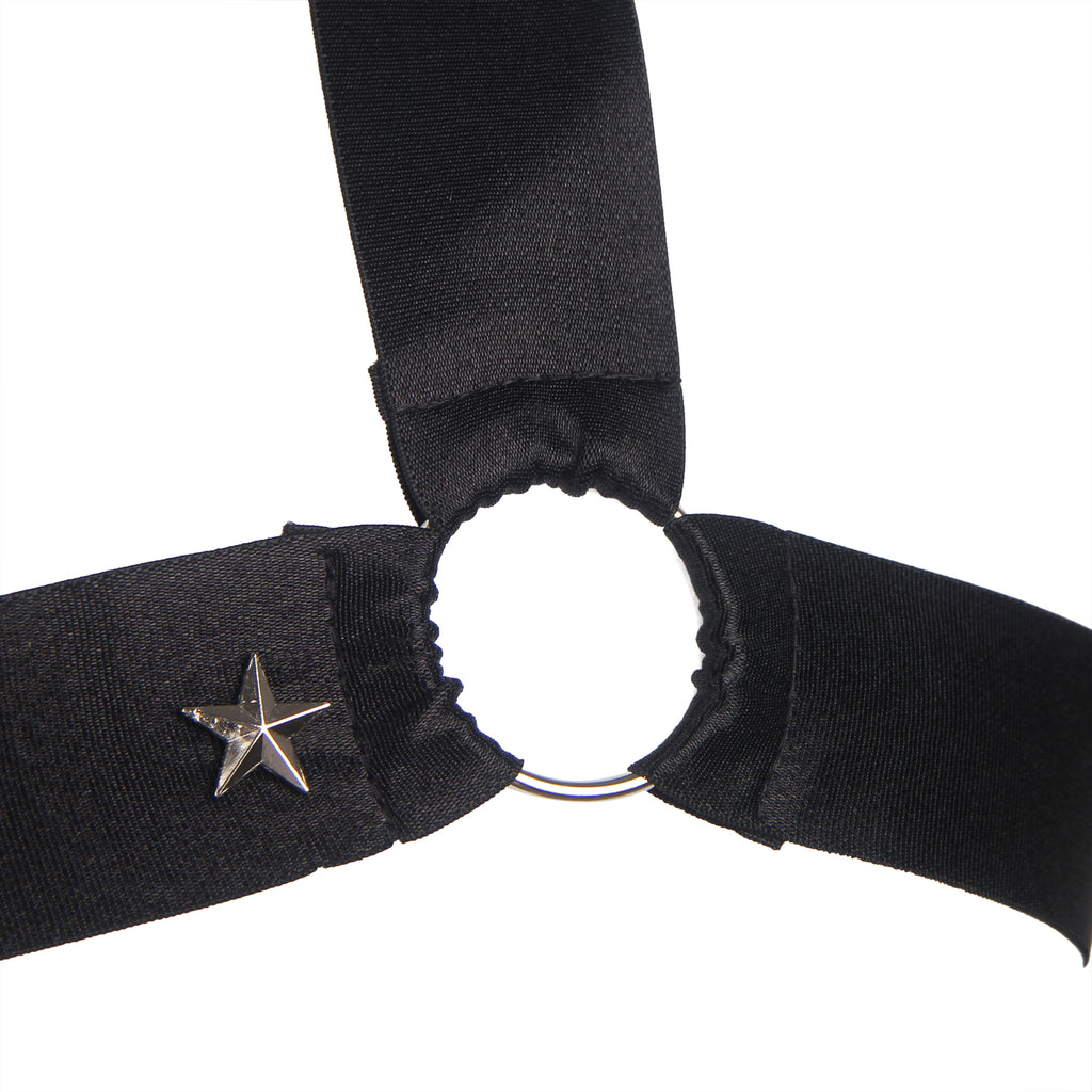 Oh Yeah - Harness Uomo in Ecopelle con Stelle