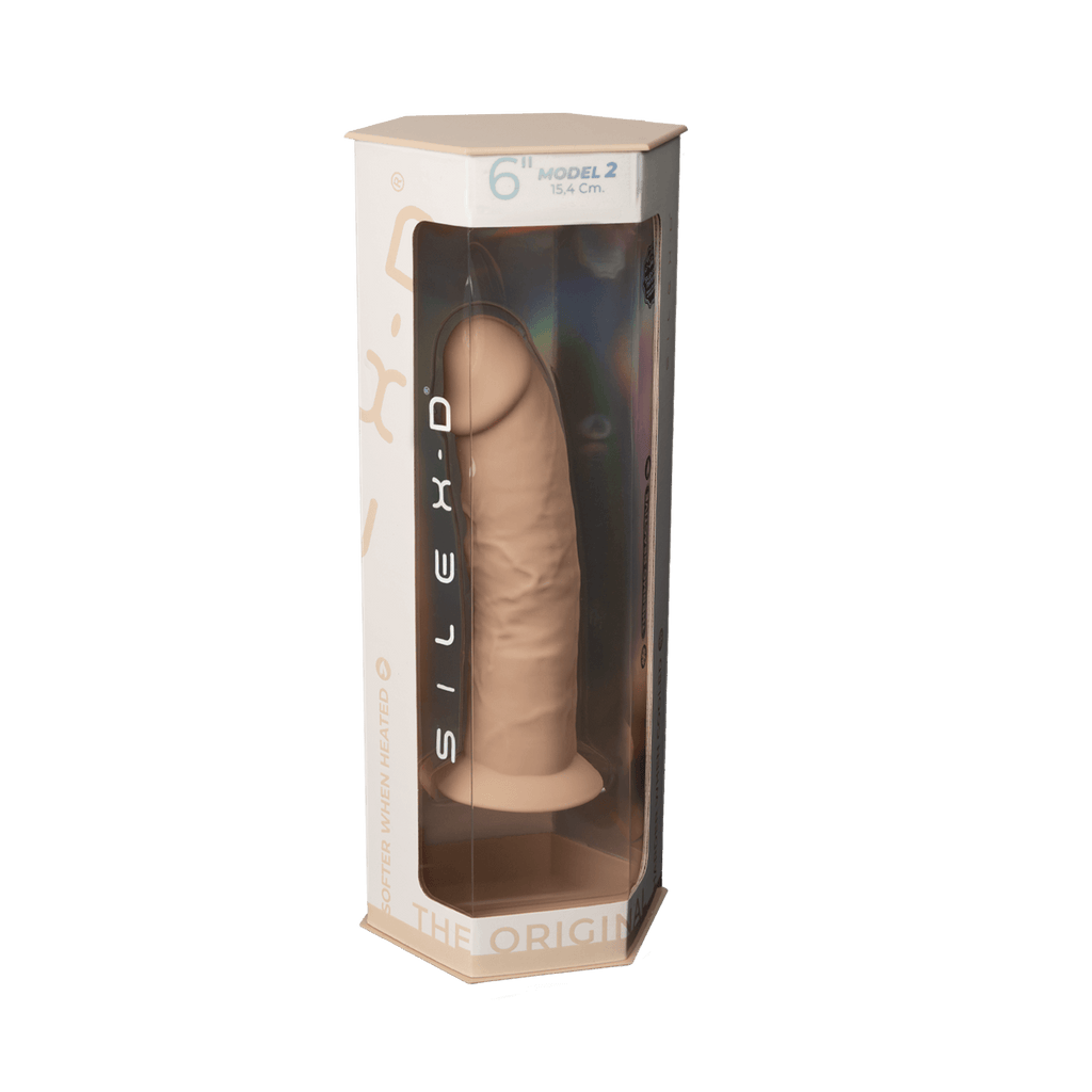 Silexd - Dildo Premium Silicone Mod.2 6'' - Color Carne