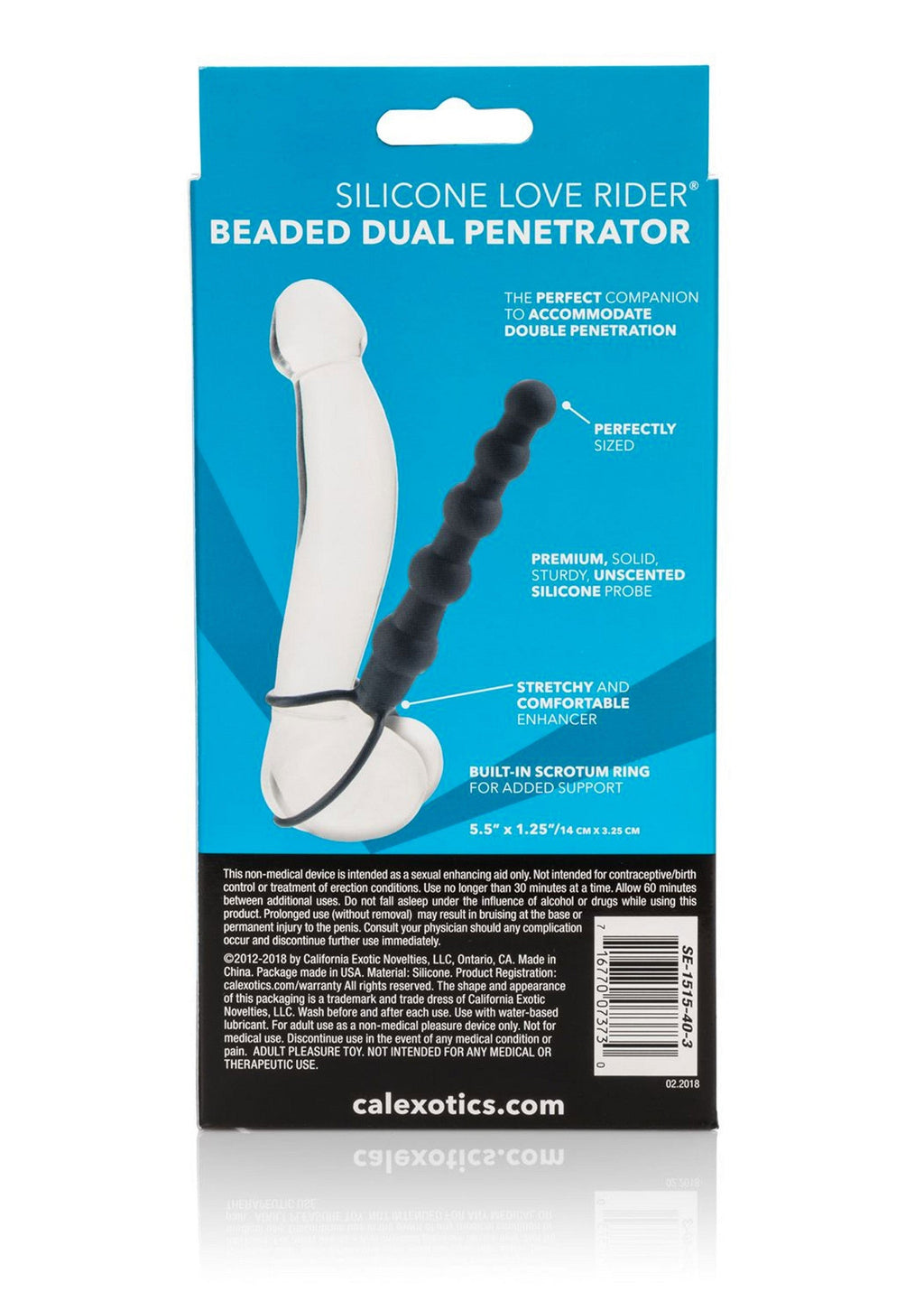 Doppio penetratore con perline nero