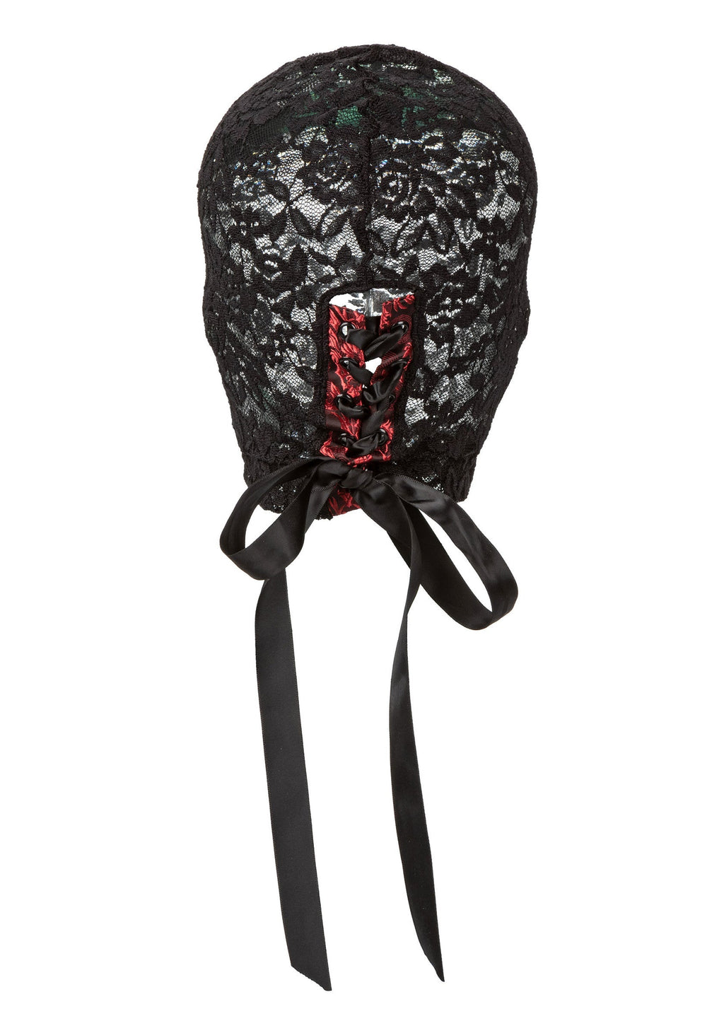 Corsetto Scandal con cappuccio in pizzo nero