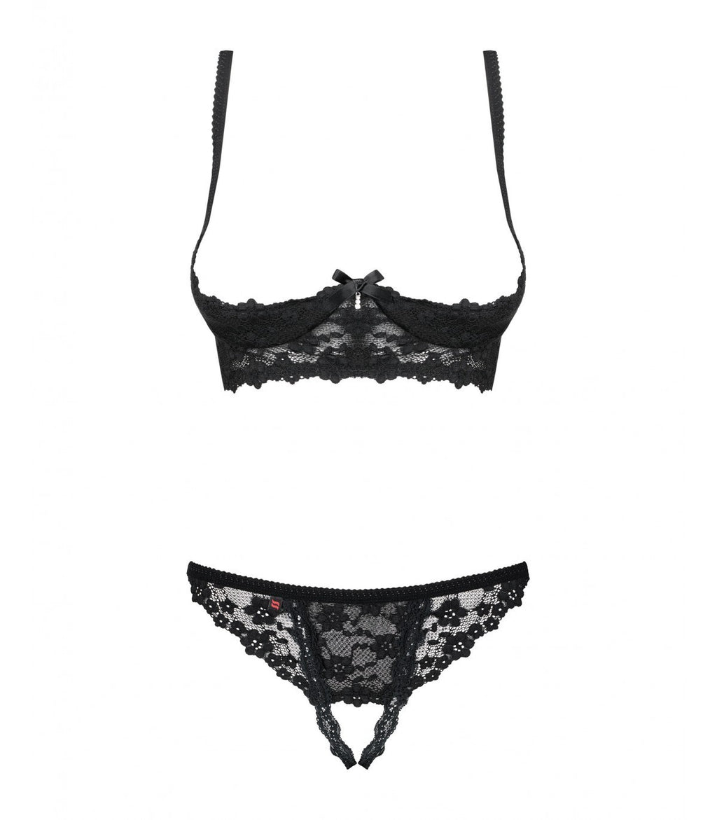 LETICA COMPLETO 2 PEZZI SENZA COPPA NERO L/XL