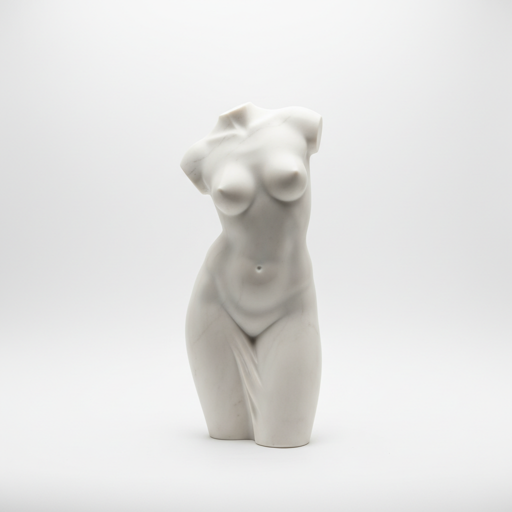 Scultura femminile marmo